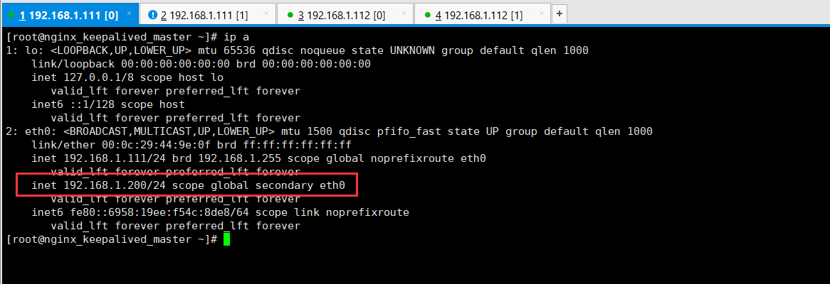 nginx+keepalived01
